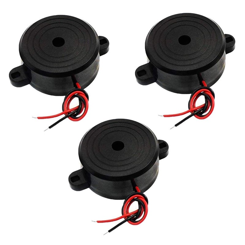 Yohii Electronic Buzzer Alarm Beep Buzzer DC 9-15V 85dB Sound -3pcs- (G7.23) - Image 1